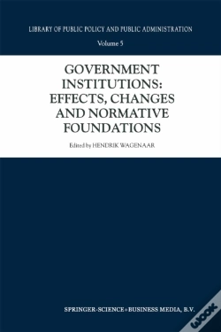 Capa do artigo Government Institutions: Effects, Changes And Normative Foundations