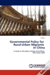 Capa do artigo Governmental Policy For Rural-Urban Migrants In China