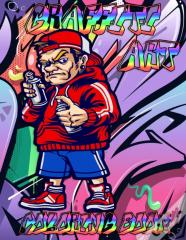 Graffiti Art Coloring Book