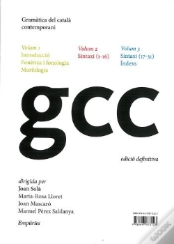 Capa do artigo Gramàtica Del Català Contemporani I, Ii I Iii