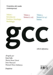 Capa do artigo Gramàtica Del Català Contemporani I, Ii I Iii