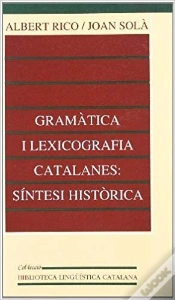 Capa do artigo Gramàtica I Lexicografia Catalanes: Síntesi Històrica