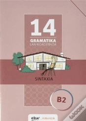 Capa do artigo Gramatika Lan-Koadernoa 14 (B2). Sintaxia
