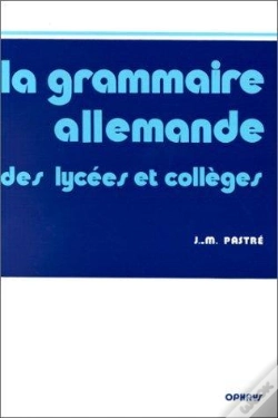 Capa do artigo Grammaire Allemande ; Lycées Et Collèges