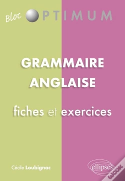 Capa do artigo Grammaire Anglaise : Fiches Et Exercices