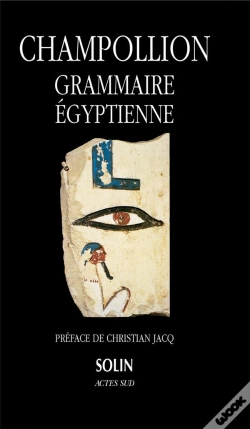 Capa do artigo Grammaire Égyptienne