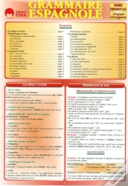 Capa do artigo Grammaire Espagnole