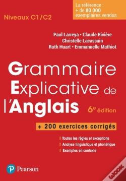 Capa do artigo Grammaire Explicative De L'Anglais + Exercices (6e Édition)
