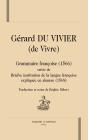Grammaire Française (1566) ; Brève Institution De La Langue Française (1568) - Preview