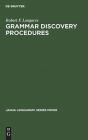 Grammar Discovery Procedures - Preview