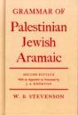 Grammar Of Palestinian Jewish Aramaic - Preview