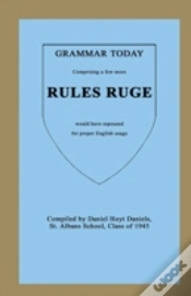 Capa do artigo Grammer Today - Rules Ruge