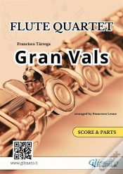 Capa do artigo Gran Vals - Flute Quartet Score & Parts