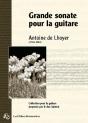 Grande Sonate Pour Guitare Opus 12 ; Partitions - Preview