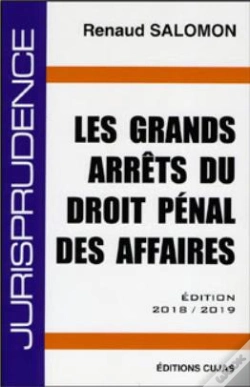 Capa do artigo Grands Arrêts Droit Pénal Des Affaires