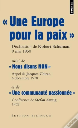 Capa do artigo Grands Discours : « Une Europe Pour La Paix »