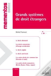 Grands Systèmes De Droit Étrangers (6e Édition)