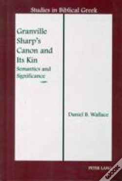 Capa do artigo Granville Sharp'S Canon And Its Kin