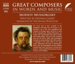 Capa do artigo Great Composers in Words and Music: Mussorgsky - CD