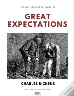 Capa do artigo Great Expectations / Charles Dickens / World Literature Classics / Illustrated With Doodles