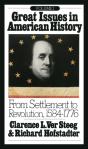 Great Issues In American History, Vol. I - Preview