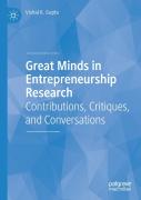 Great Minds In Entrepreneurship Research