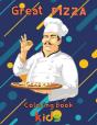 Great  Pizza Coloring Book  Kids - Preview