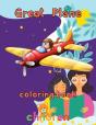 Great Plane Coloring Book  Children - Preview
