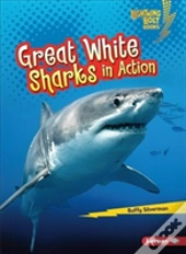 Great White Sharks In Action