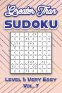 Greater Than Sudoku Level 1 - Preview