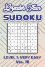 Greater Than Sudoku Level 1 - Preview