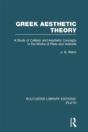 Greek Aesthetic Theory (Rle: Plato) - Preview