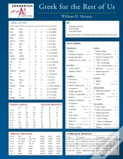 Capa do artigo Greek For The Rest Of Us Laminated Sheet