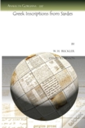 Capa do artigo Greek Inscriptions From Sardes