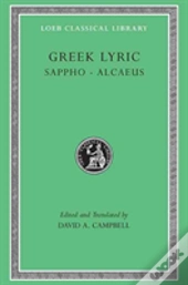 Greek Lyric, Volume I