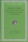 Greek Lyric, Volume V