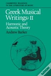 Capa do artigo Greek Musical Writings: Volume 2, Harmonic And Acoustic Theory