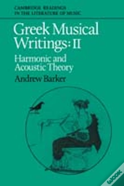 Capa do artigo Greek Musical Writings: Volume 2, Harmonic And Acoustic Theory