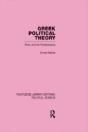 Greek Political Theory (Routledge Library Editions: Political Science Volume 18) - Preview