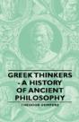 Greek Thinkers - A History Of Ancient Ph - Preview