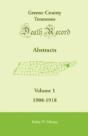 Greene County, Tennessee, Death Record A - Preview