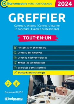 Capa do artigo Greffier - Concours Externe / Concours Interne / 3e Concours