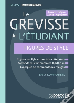 Capa do artigo Grevisse De L'Étudiant - Figures De Style : Licence - Prépas - Capes - Agrégation