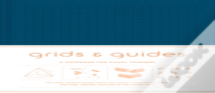 Grids & Guides Notebook: Blue