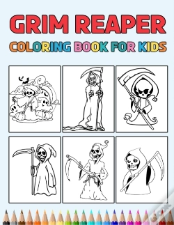 Capa do artigo Grim Reaper Coloring Book For Kids