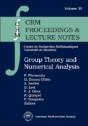 Group Theory And Numerical Analysis - Preview