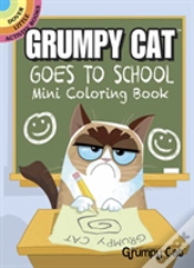 Capa do artigo Grumpy Cat Goes To School Mini Coloring Book