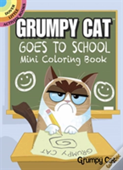 Capa do artigo Grumpy Cat Goes To School Mini Coloring Book
