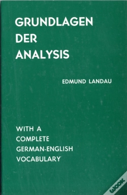 Capa do artigo Grundlagen Der Analysis