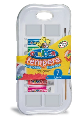 Capa do artigo Guache Carioca Ko011/A Sortido Cx C/7 + Pincel 7,5Ml